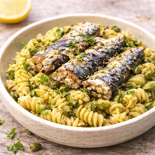 Lemon Sardine Pasta