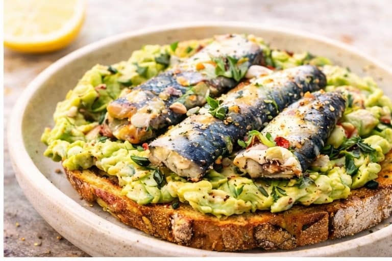 Sardines On Sourdough Toast