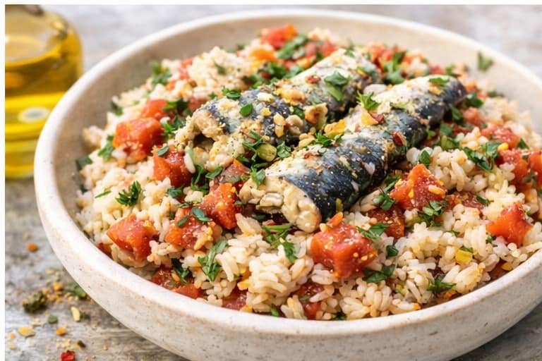 Sardine & Tomato Bowl